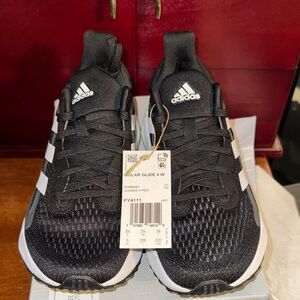 Adidas Black and White Solar Glide Shoes